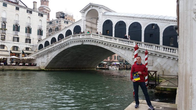 Thorsten Heggblum, Rialtobrücke in Venedig, Italien