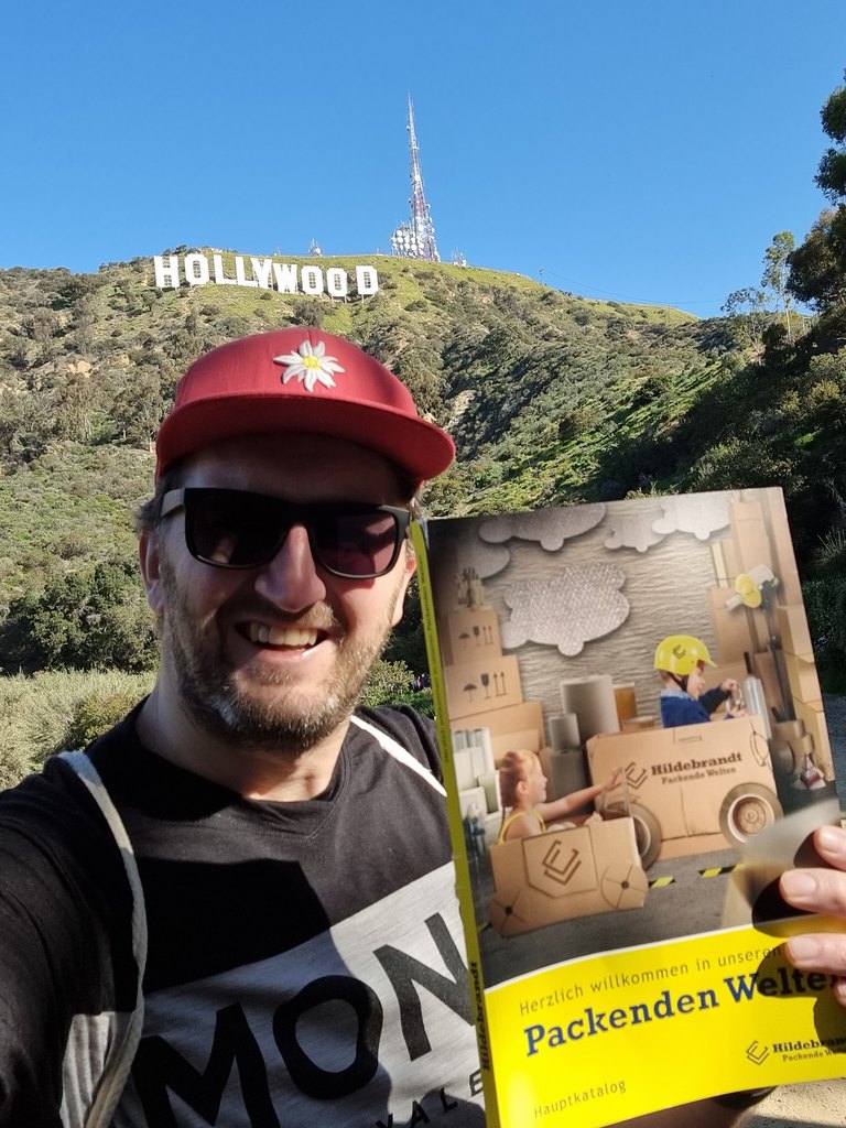 Stefan Böttcher in den Hollywood Hills. 